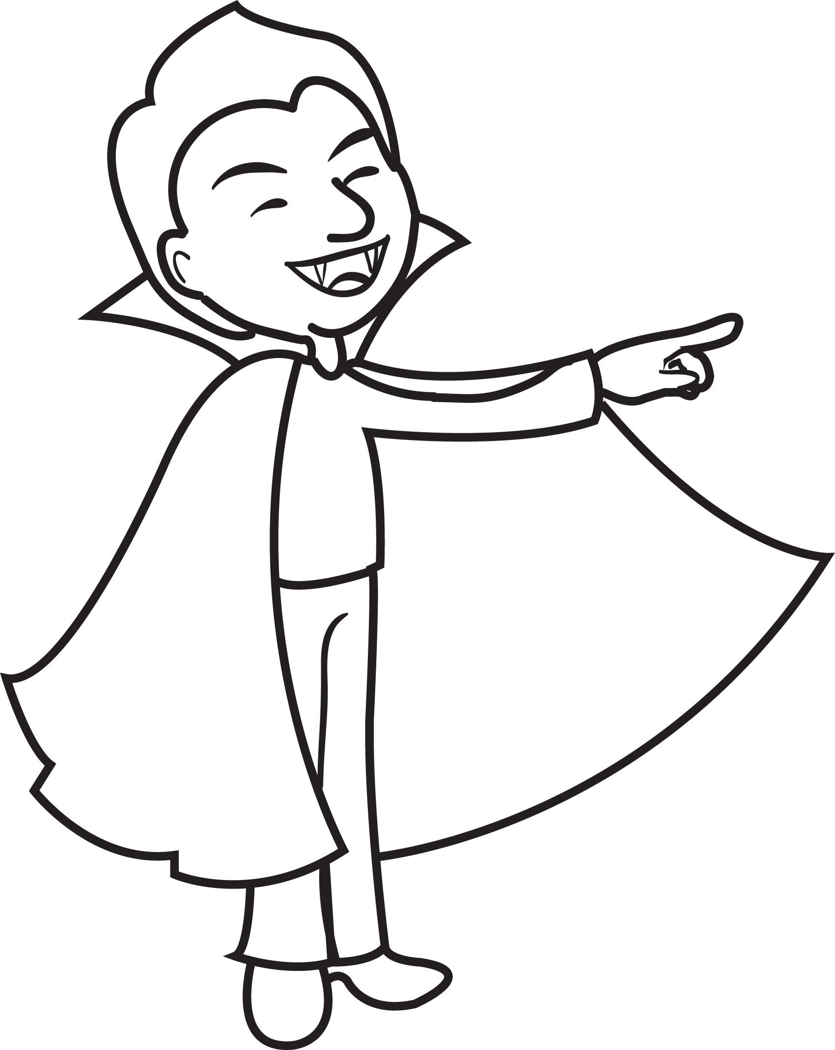 Printable halloween vampire coloring page for kids free halloween coloring pages coloring pages halloween coloring pages