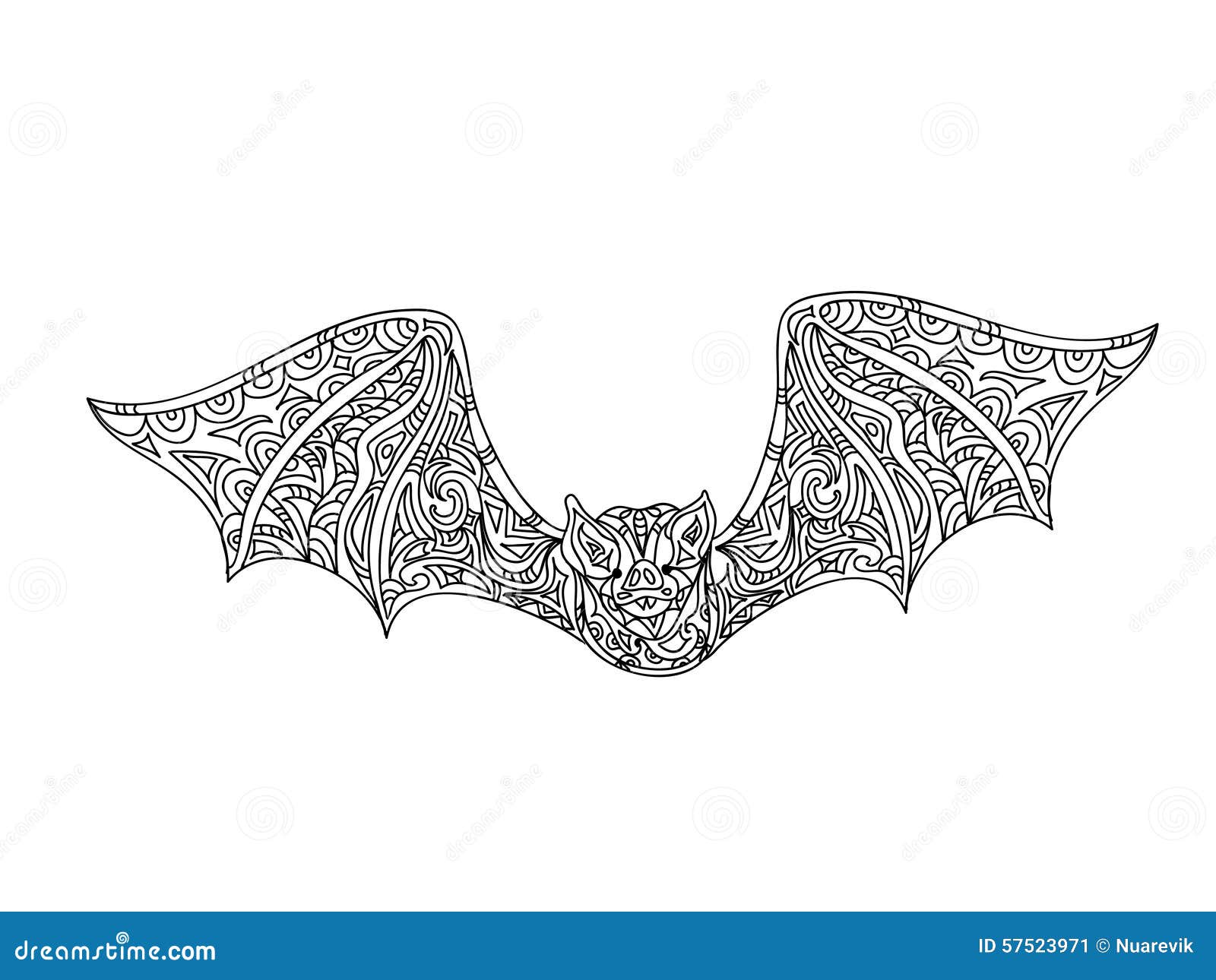 Bat coloring stock illustrations â bat coloring stock illustrations vectors clipart