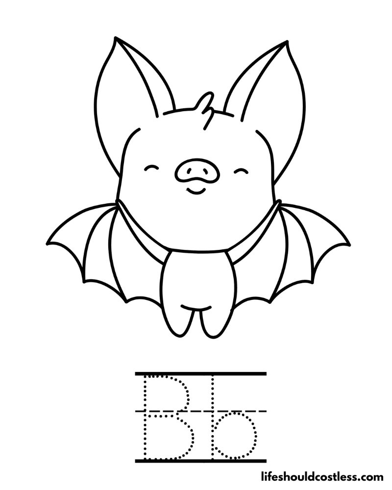 Bat coloring pages free printable pdf templates