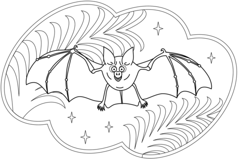 Vampire bat coloring page free printable coloring pages