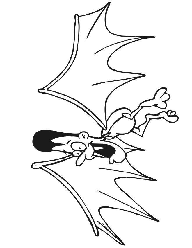 Vampire coloring page vampire turned into bat