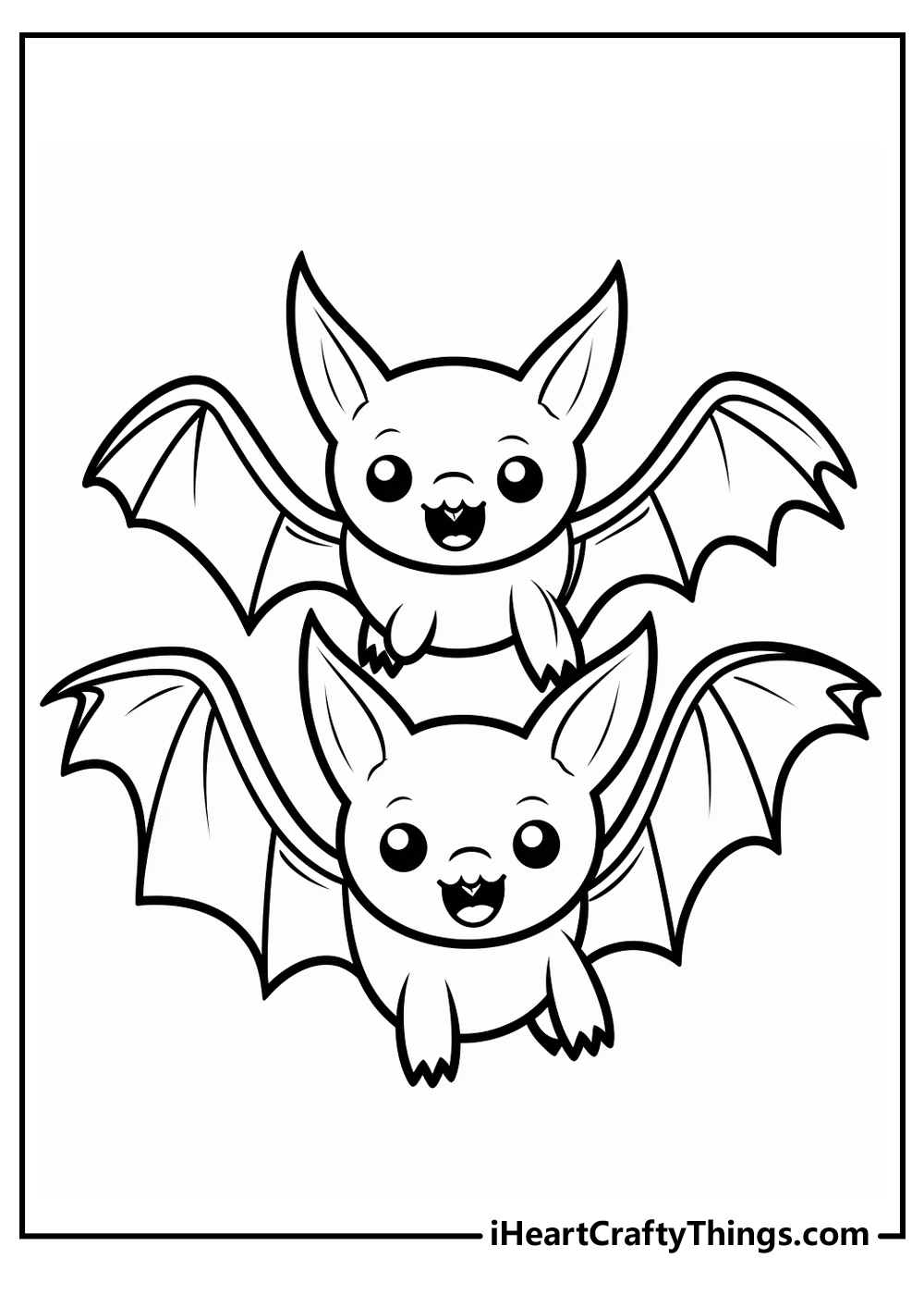 Bat coloring pages free printables