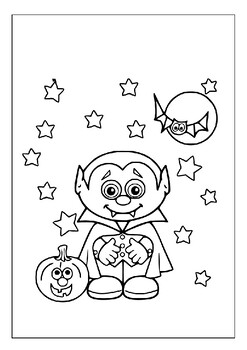 Explore the supernatural with our printable vampire coloring pages collection