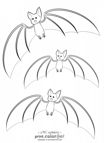 Bat coloring pages crafts more for halloween learning fun at