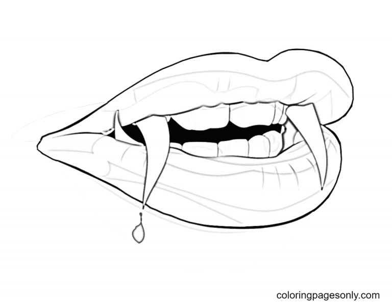 Vampire coloring pages printable for free download