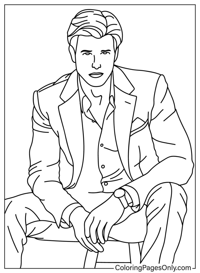 Coloring pages only on tomcruise people hollywood cinematic coloringpagesonly coloringpagesâ