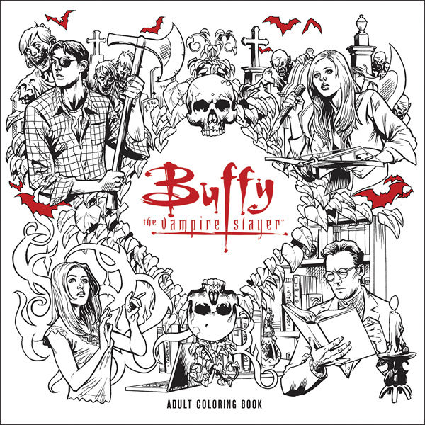 Buffy the vampire slayer adult coloring book profile dark horse ics