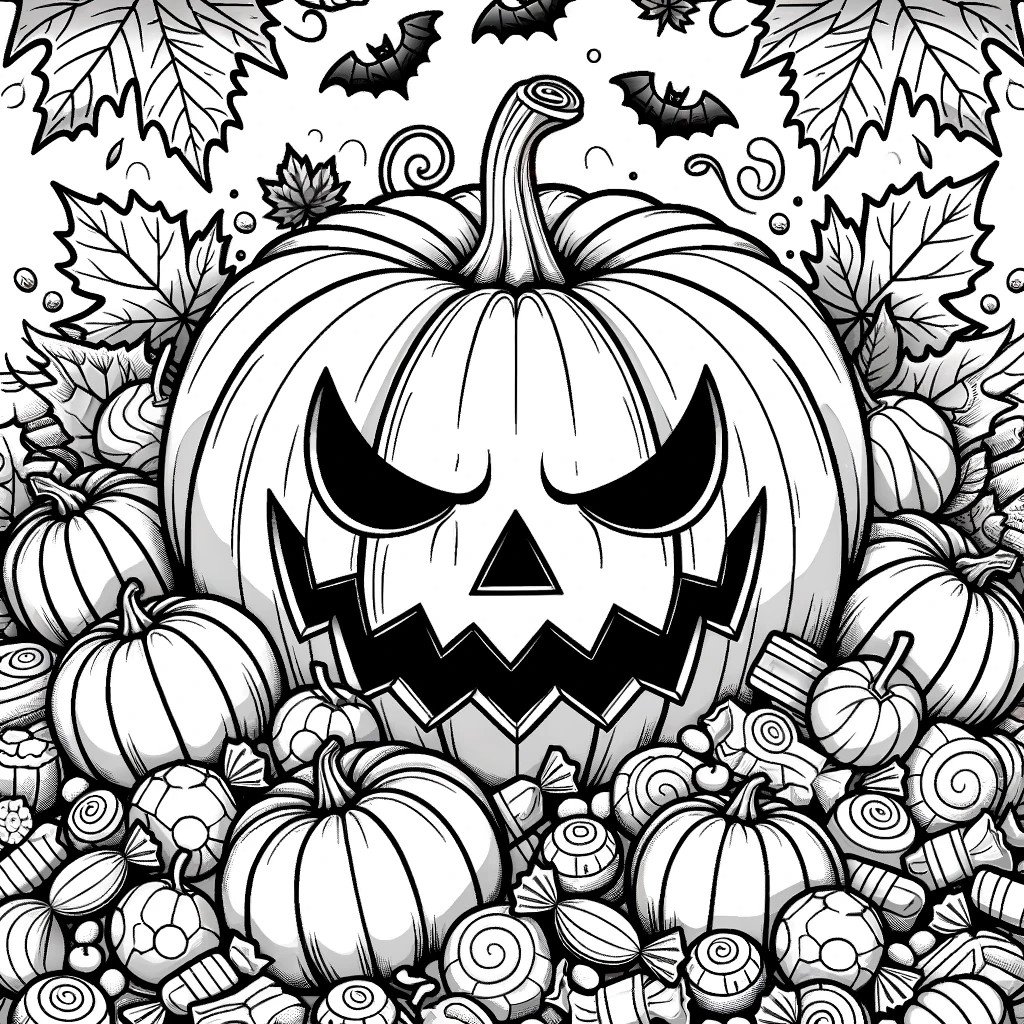 Halloween coloring pages for kids free and printable images