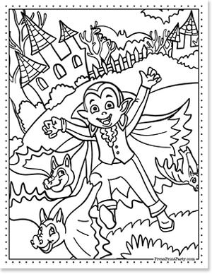 Free halloween coloring pages for kids