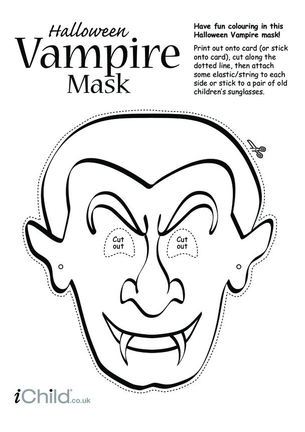 Halloween vampire mask