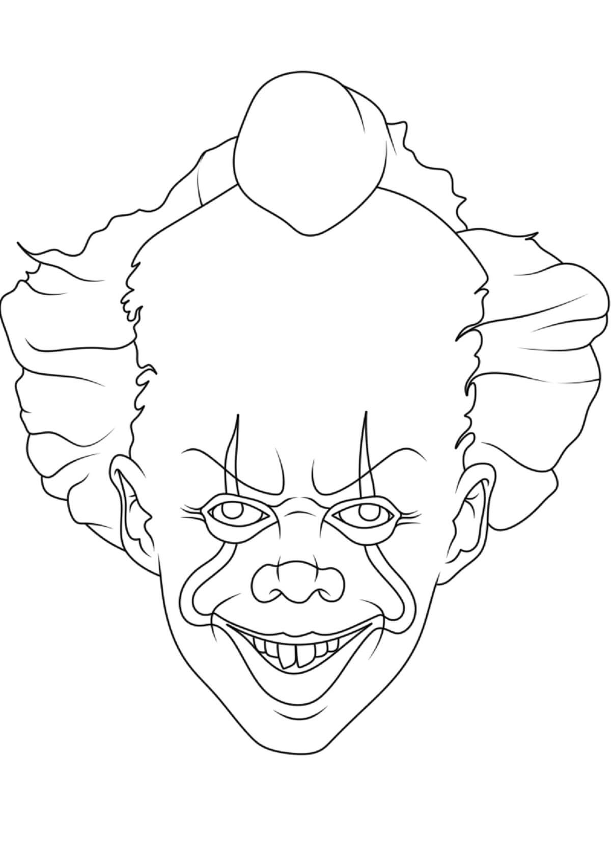 Mask coloring pages