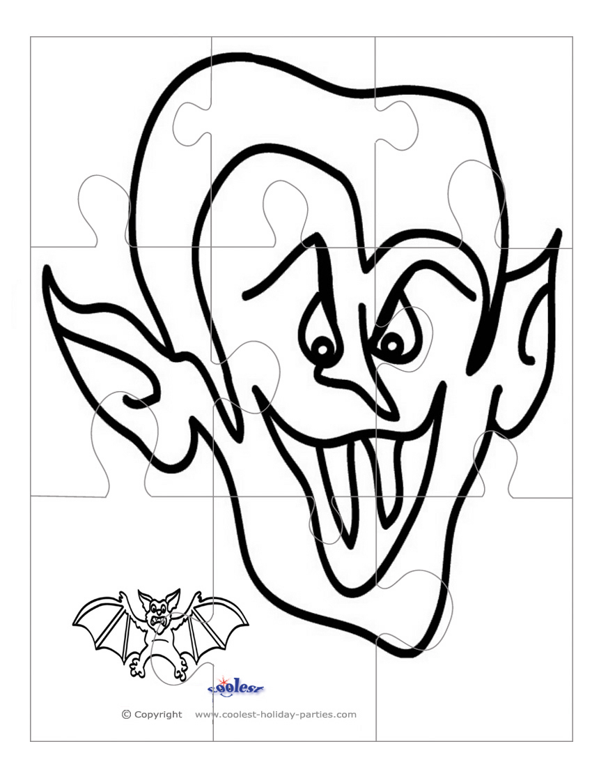 Printable bw dracula large