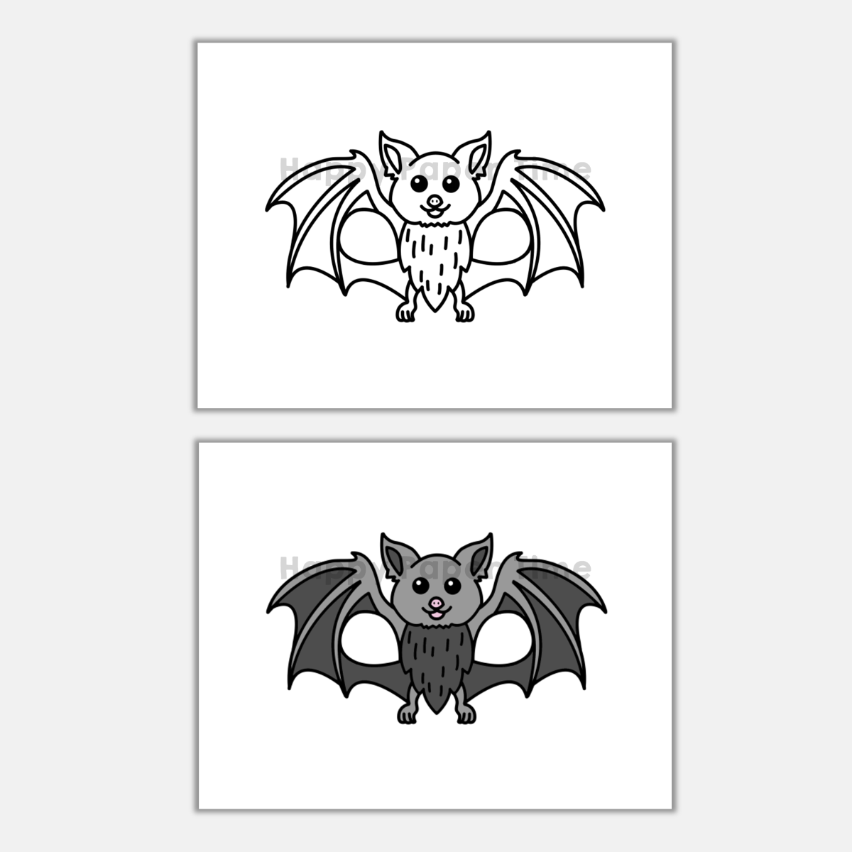 Bat paper masks printable halloween coloring costume craft activity made by teachers