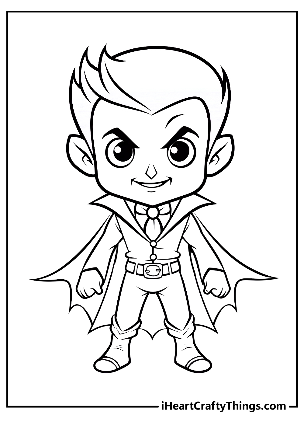 Vampire coloring pages free printables