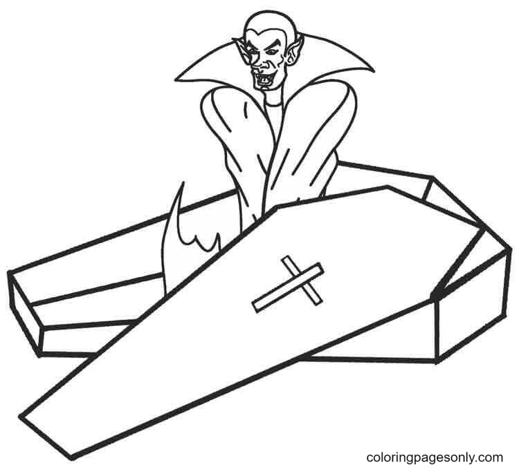 Vampire coloring pages printable for free download