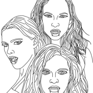 Vampire coloring pages printable for free download