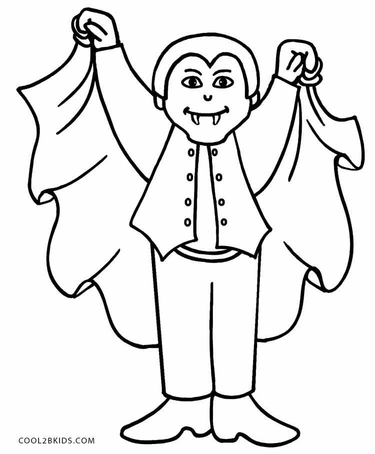 Printable vampire coloring pages for kids coolbkids cute coloring pages halloween coloring pages coloring pages