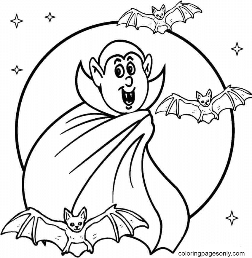 Vampire coloring pages printable for free download