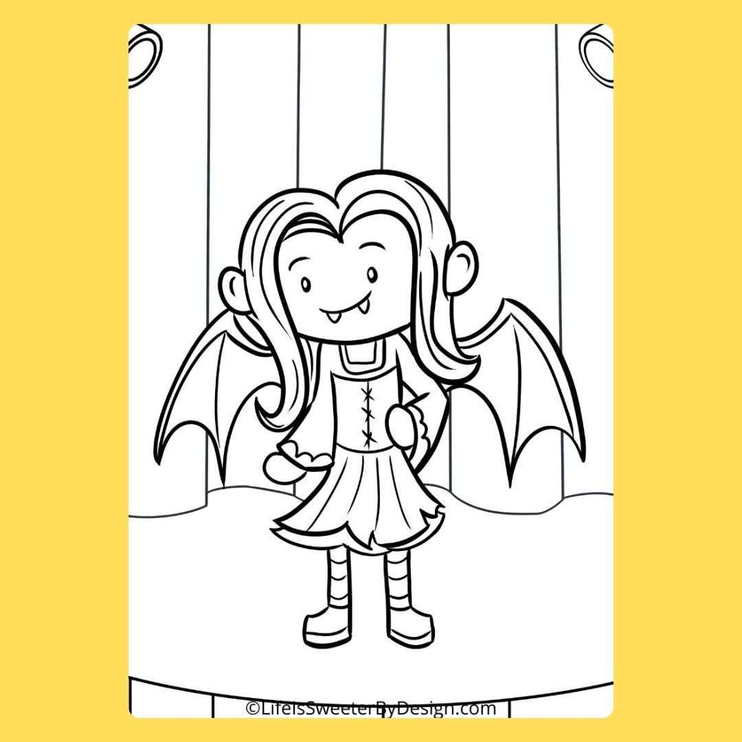 Free printable monsters coloring pages