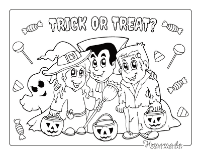 Free printable halloween coloring pages