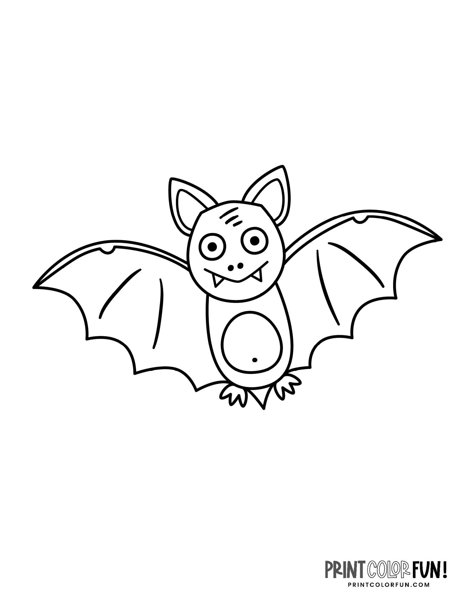 Bat coloring pages crafts more for halloween learning fun at