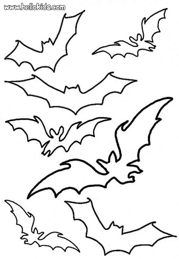 Best vampire bats and dracula coloring pages for kids