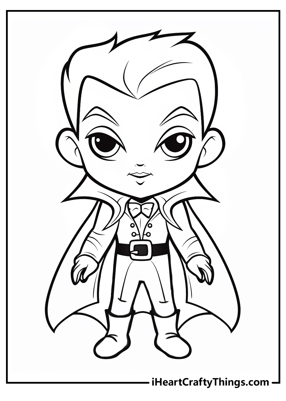 Vampire coloring pages free printables