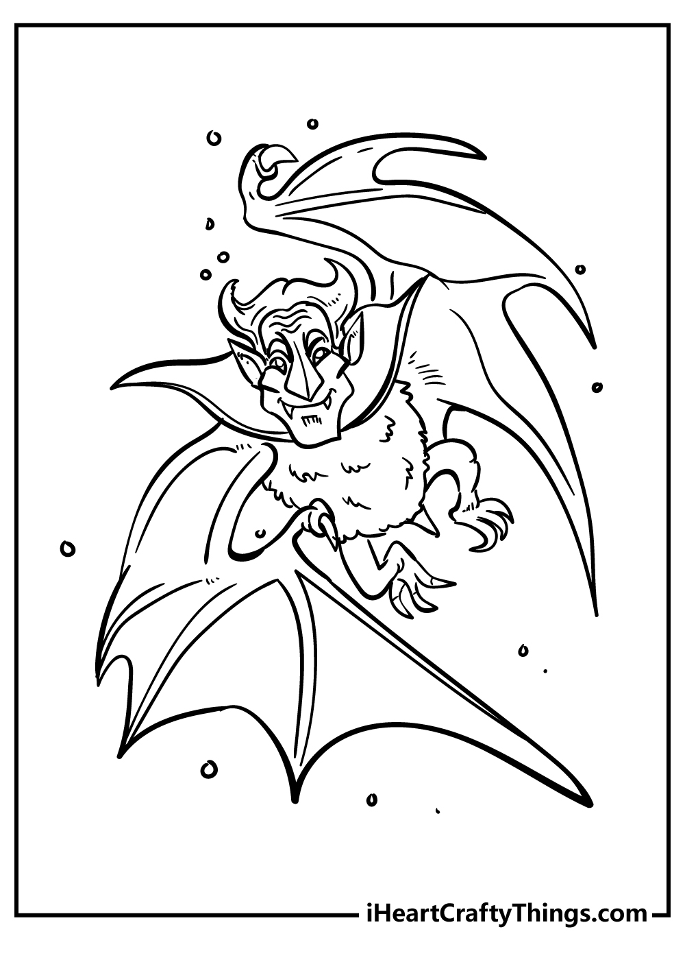 Vampire coloring pages free printables