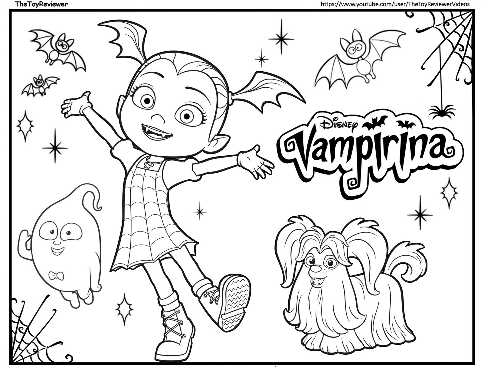 Vampirina coloring pages printable for free download