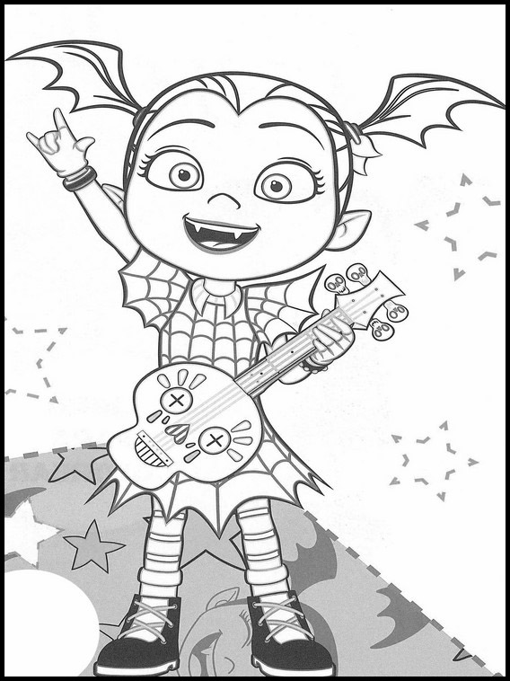 Coloring pages vampirina