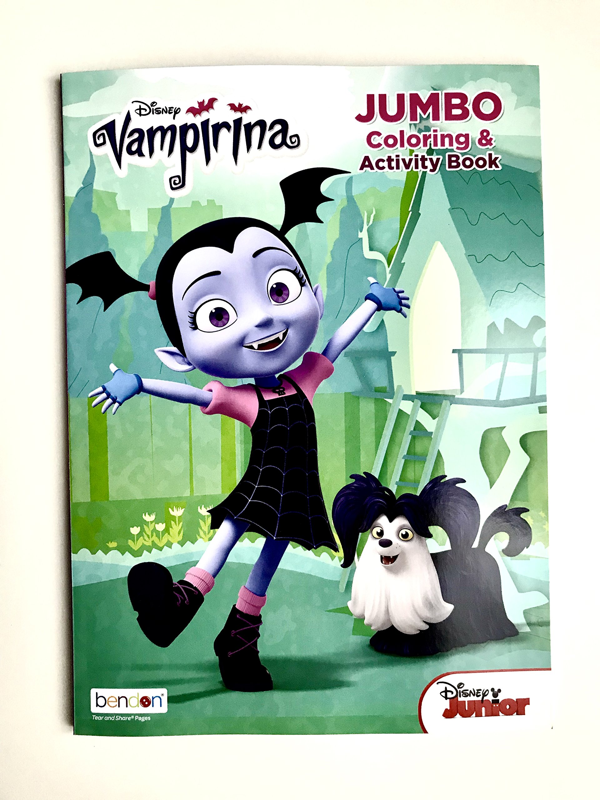 Disney vampirina jumbo coloring activity book tear and share pages vampirina toys games