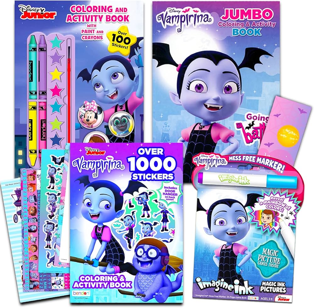 Vampirina ultimate coloring and sticker book set