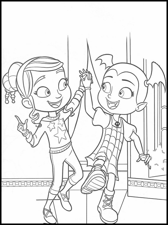 Free printable coloring sheets vampirina