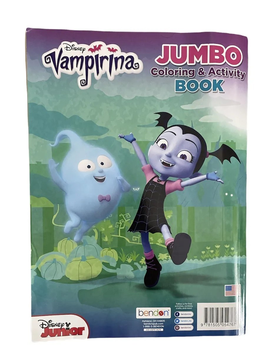 Vampirina coloring book jumbo coloring activity book