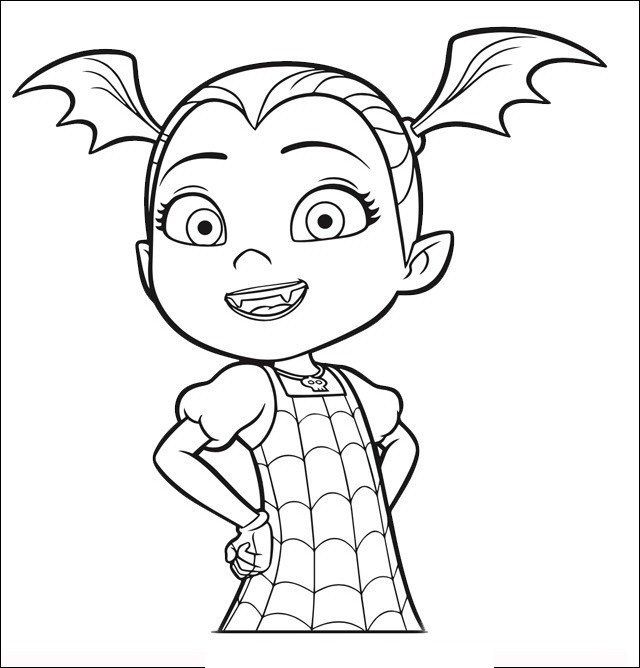 Vampirina coloring pages printable for free download