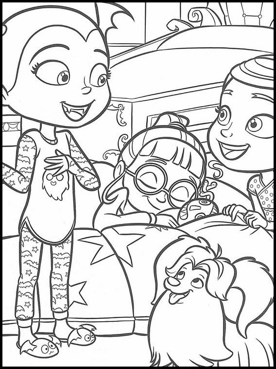 Vampirina printable coloring pages for kids emoji coloring pages cartoon coloring pages disney coloring pages