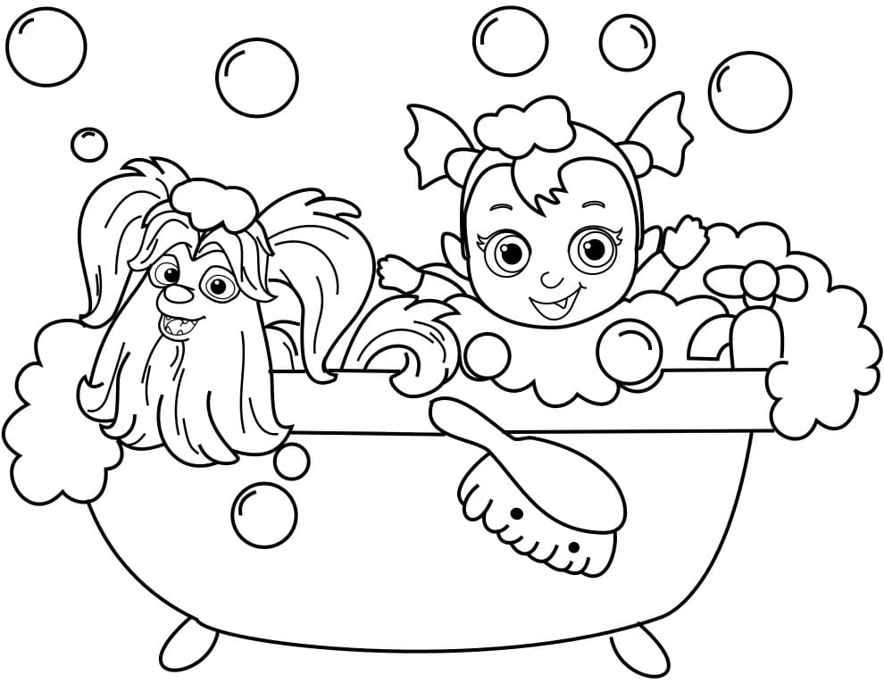 Vampirina coloring pages printable coloring pages for kids