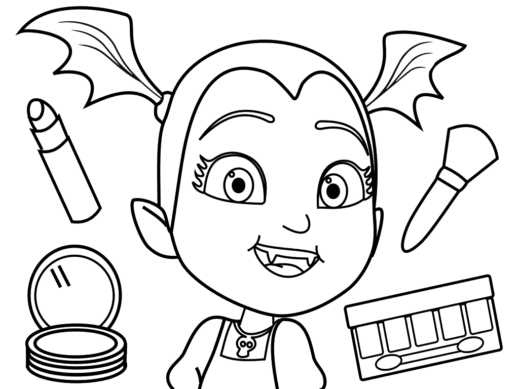 Vampirina coloring pages