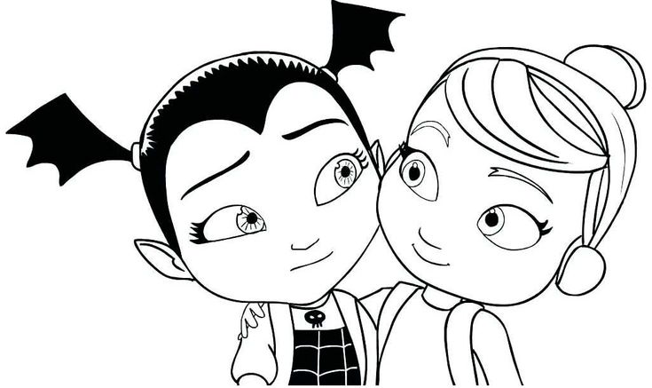 Vampirina coloring pages