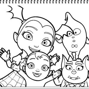 Vampirina coloring pages printable for free download