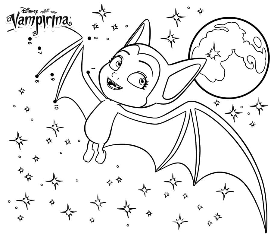 Vampirina coloring pages printable coloring pages for kids