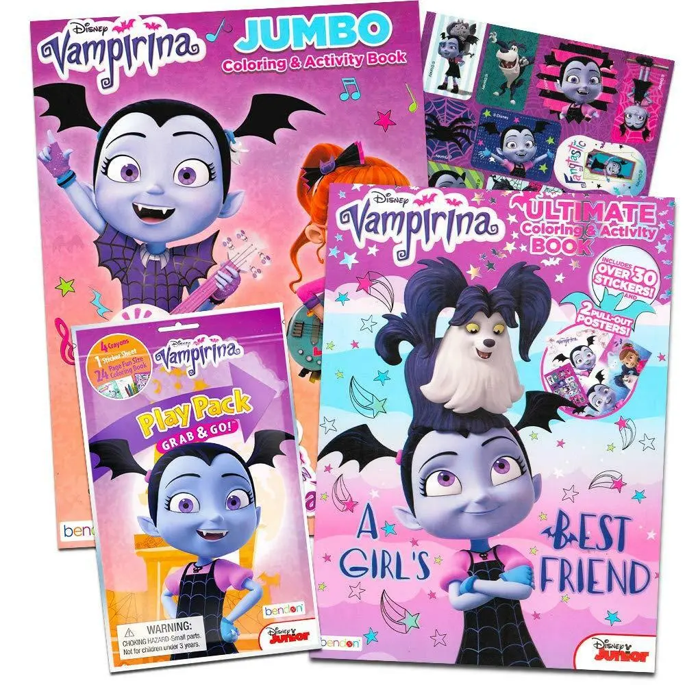 Disney vampirina coloring book super set