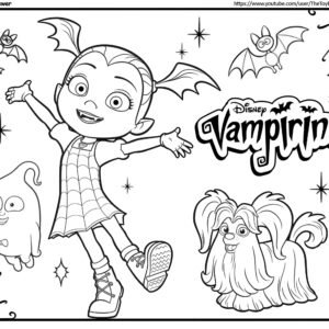 Vampirina coloring pages printable for free download