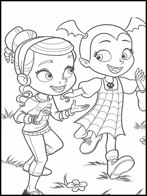 Vampirina free printable coloring sheets