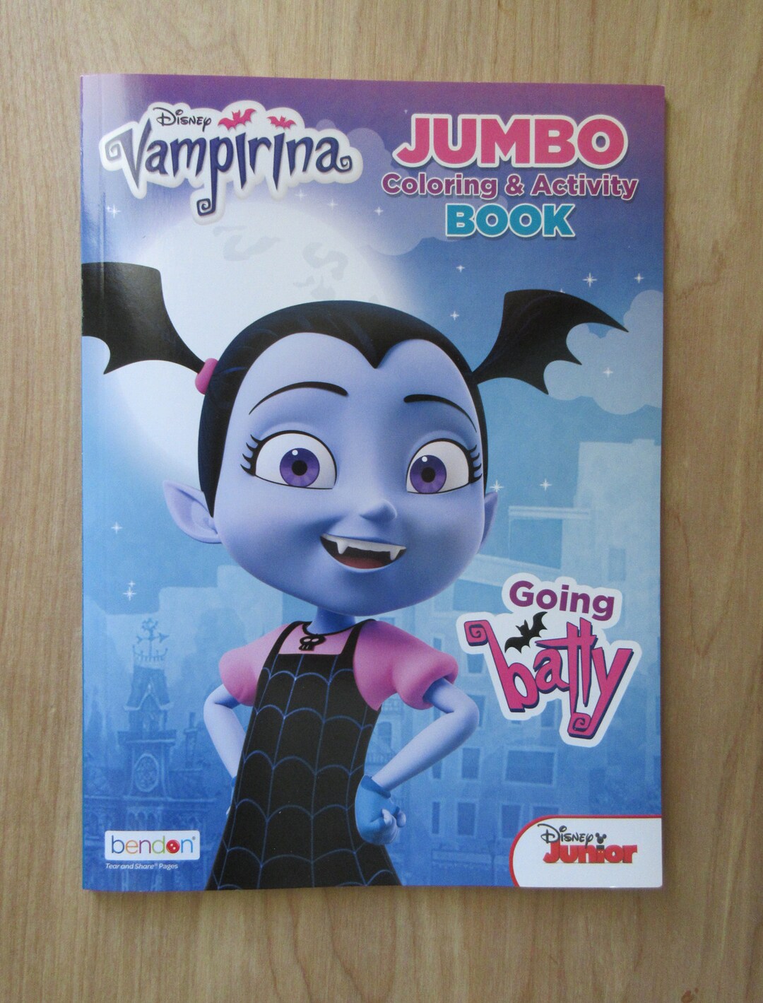 Disney junior vampirina jumbo coloring activity bookgoing battydemipoppyoxanavee