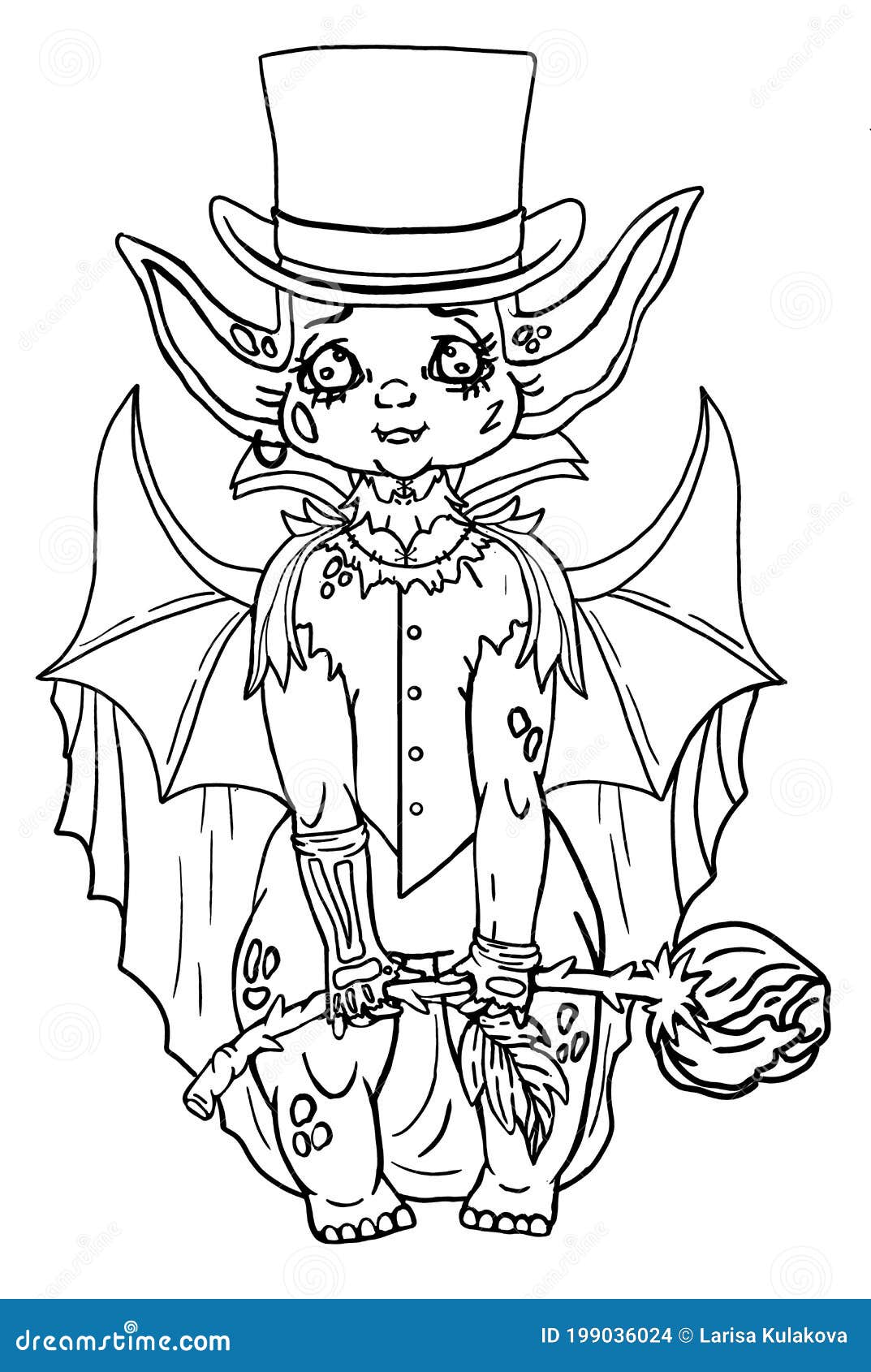 Fairytale character magic creature cute elf