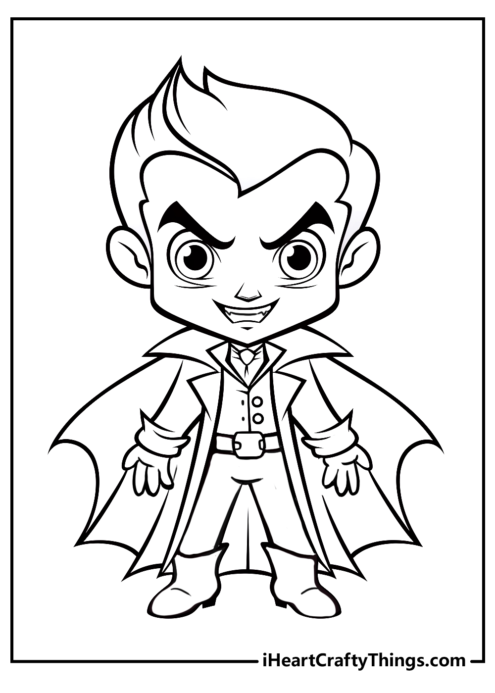 Vampire coloring pages free printables