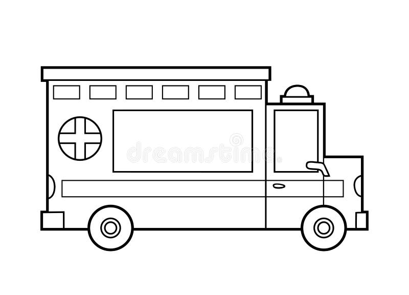 Colorful black white van coloring book stock illustrations â colorful black white van coloring book stock illustrations vectors clipart