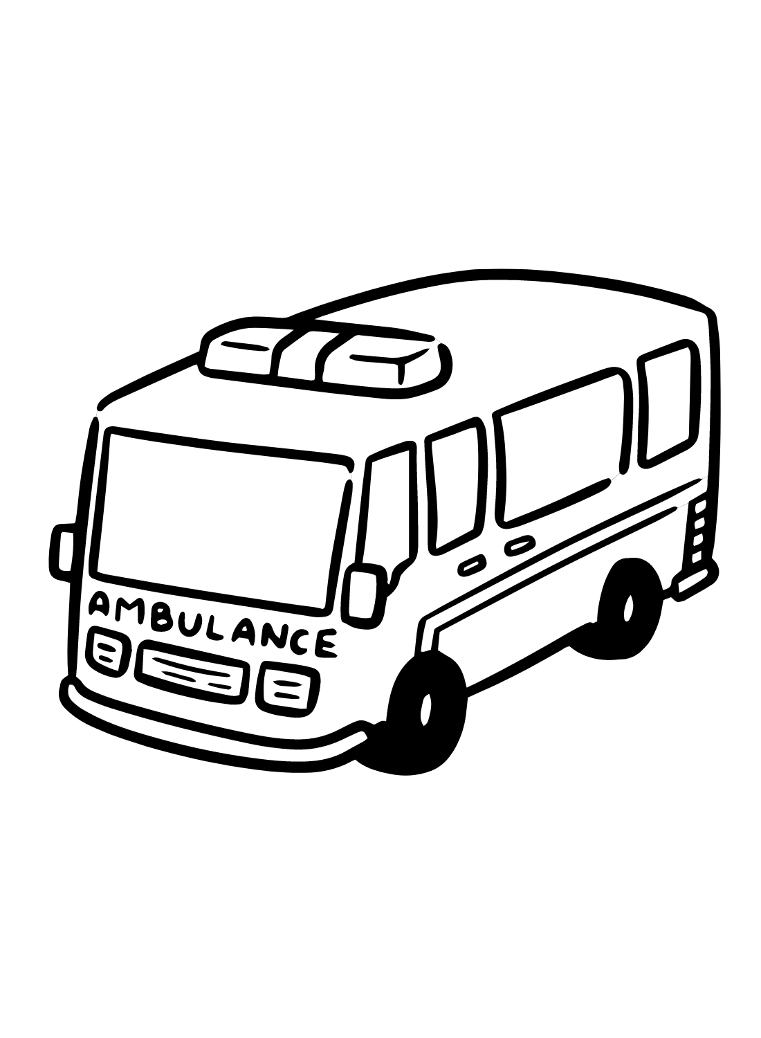 Ambulance coloring pages printable for free download