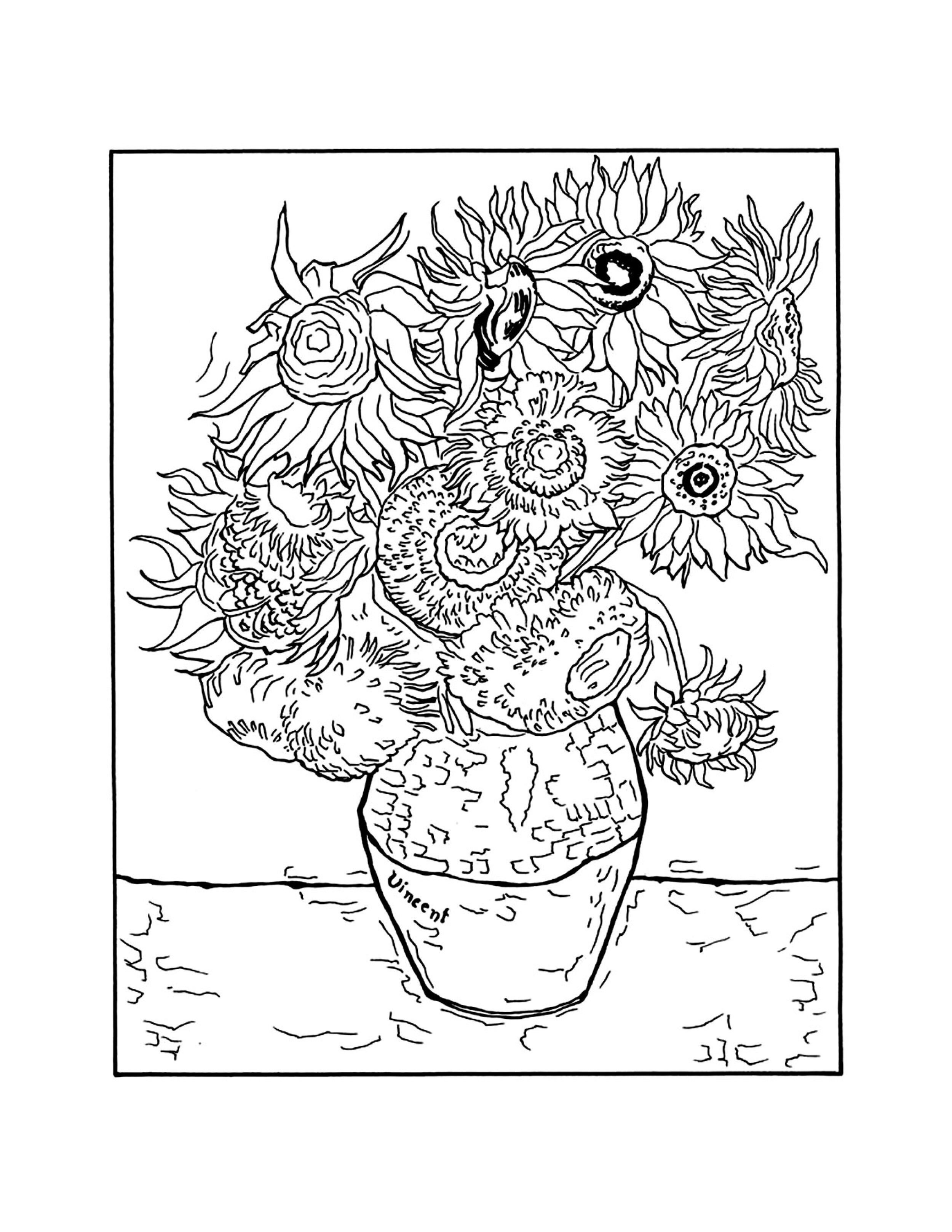 Coloring pages â the art room